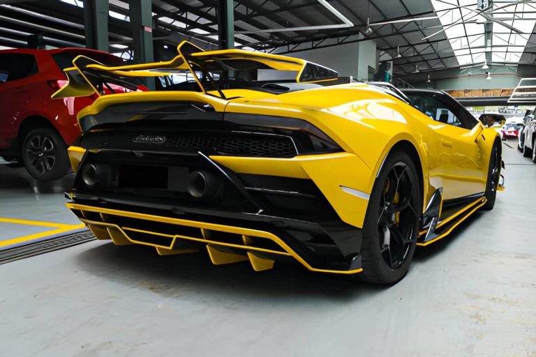 ดิฟฟิวเซอร์ท้าย Dry Carbon LAMBORGHINI Huracan EVO ทรง DarwinPRO (AD)