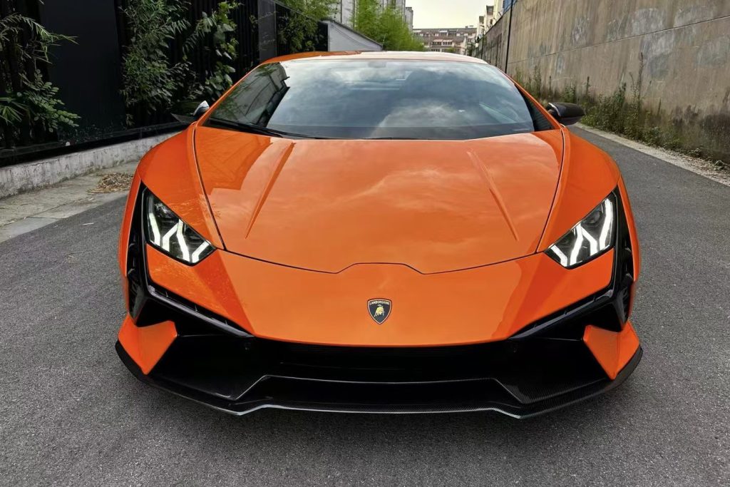 กันชนหน้า Dry Carbon LAMBORGHINI Huracan EVO (Convert Tecnica)