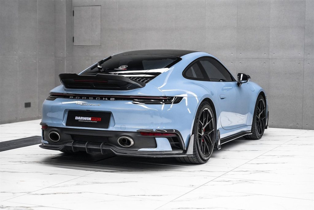 ลิ้นหน้า Carbon Fiber PORSCHE 911 992.1 ทรง DarwinPRO 2019-2024
