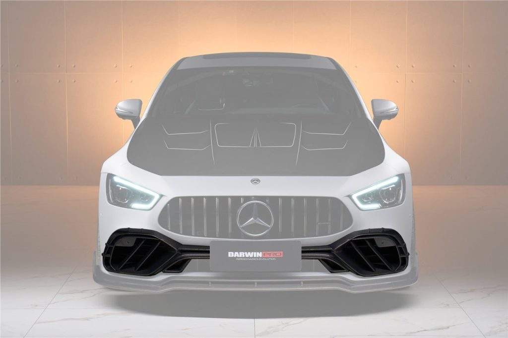 กันชนหน้า Carbon Fiber MERCEDES BENZ AMG GT X290 4-Door ทรง DarwinPRO