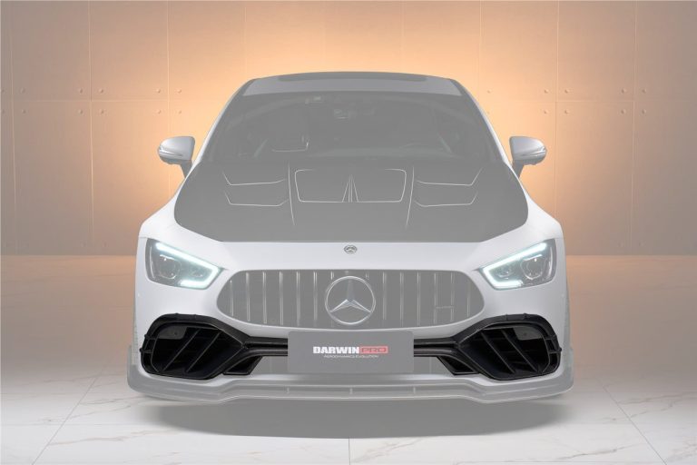 กันชนหน้า Carbon Fiber MERCEDES BENZ AMG GT X290 4-Door ทรง DarwinPRO