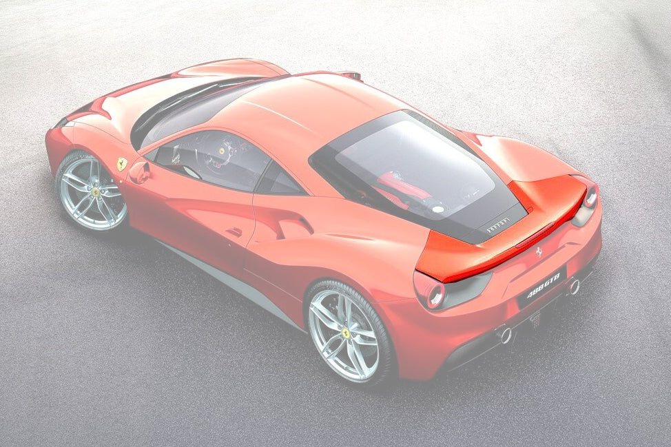 สปอยเลอร์ท้าย Carbon Fiber Ferrari 488 GTB (GTB OEM)