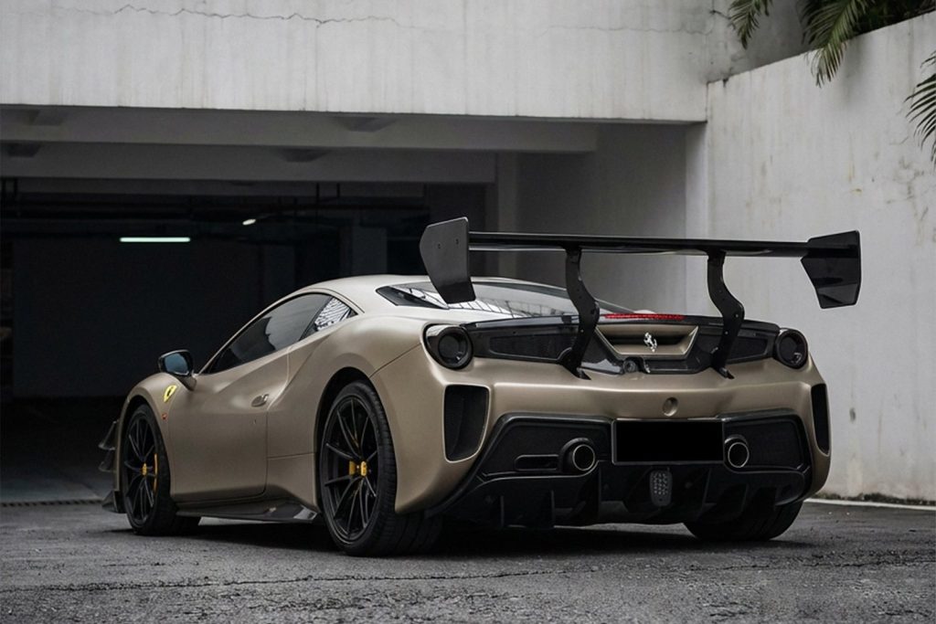 ดิฟฟิวเซอร์ท้าย Ferrari 488 GTB ทรง DarwinPRO