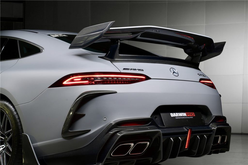 กันชนหลัง Carbon Fiber MERCEDES BENZ AMG GT X290 4-Door ทรง DarwinPRO (iMP Ver.2)