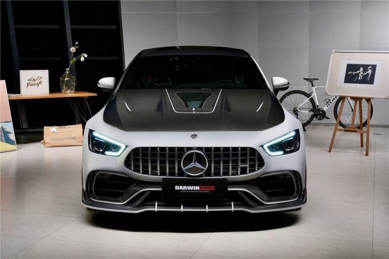 ฝากระโปรงหน้า Carbon Fiber MERCEDES BENZ AMG GT X290 4-Door ทรง DarwinPRO (iMP)