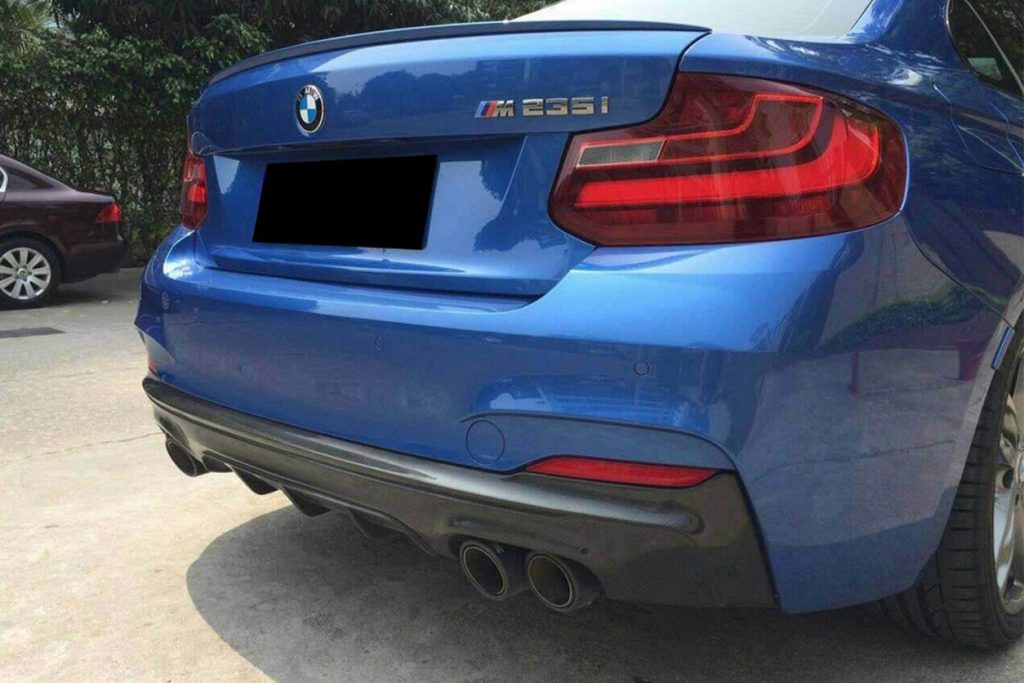 ลิ้นหน้า Carbon Fiber BMW 2 Series F22-F23 (F23 MP)