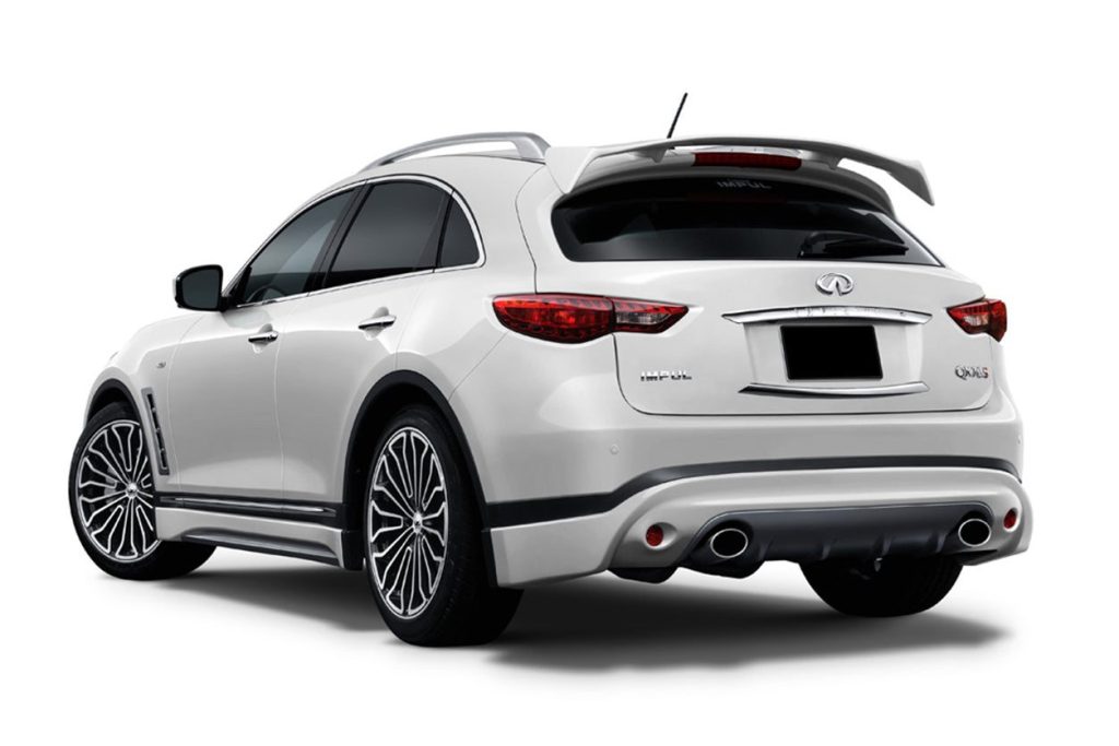 สปอยเลอร์หลังคา Infiniti (QX70 IPL)