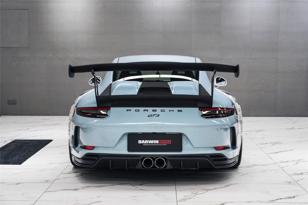 ดิฟฟิวเซอร์ท้าย Carbon Fiber PORSCHE 911 991.2 GT3 ทรง DarwinPRO (Only BKSS)