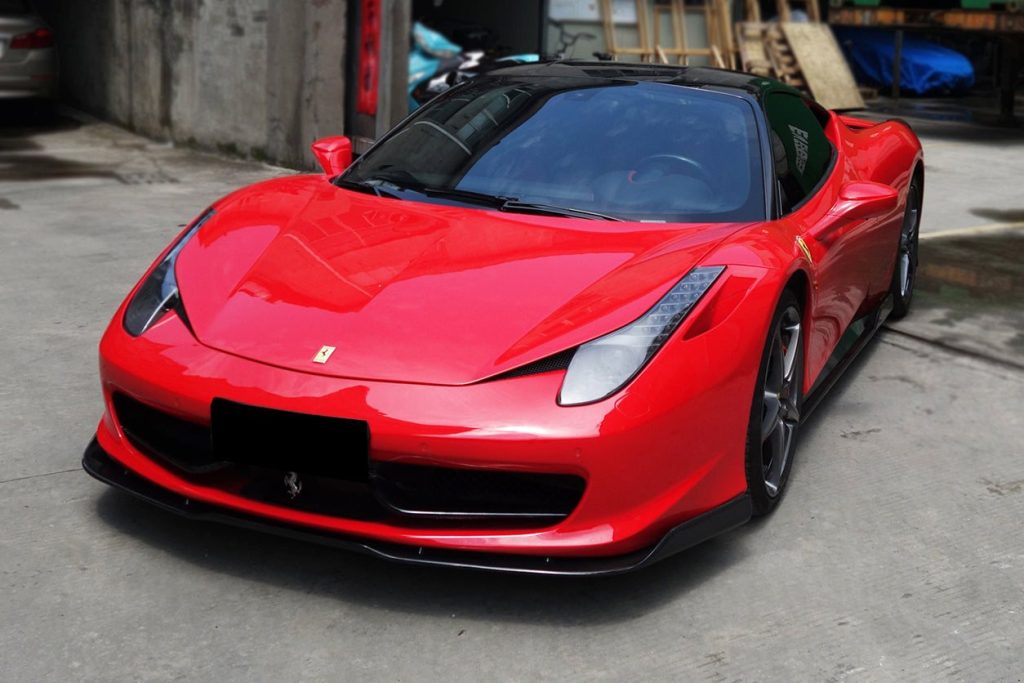 ชุดแต่งรอบคัน Carbon Fiber Ferrari 458 Coupe ทรง Carbonado