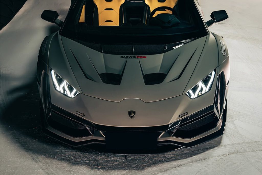 ฝากระโปรงหน้า LAMBORGHINI Huracan EVO ทรง DarwinPRO (Tecnica BKSSII)