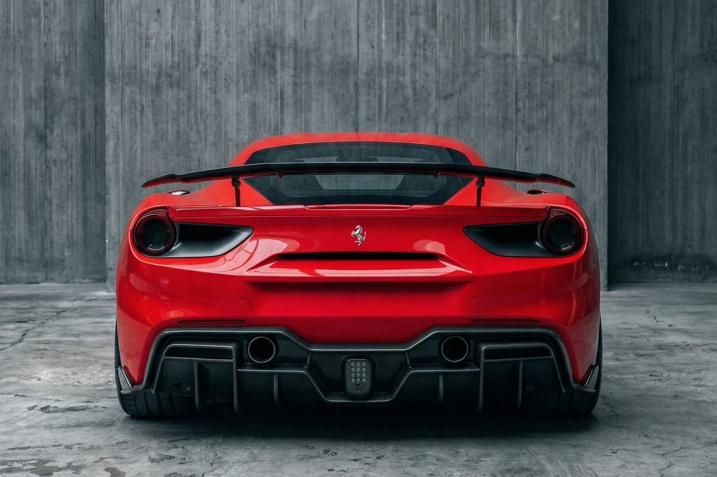ดิฟฟิวเซอร์ท้าย Carbon Fiber Ferrari 488 GTB ทรง DarwinPRO (iMP)