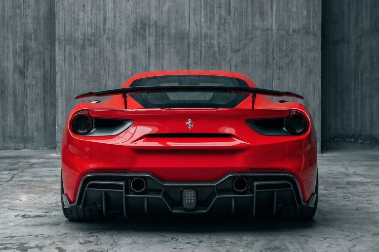 Rear Diffuser Carbon Fiber Ferrari 488 GTB style DarwinPRO(iMP)