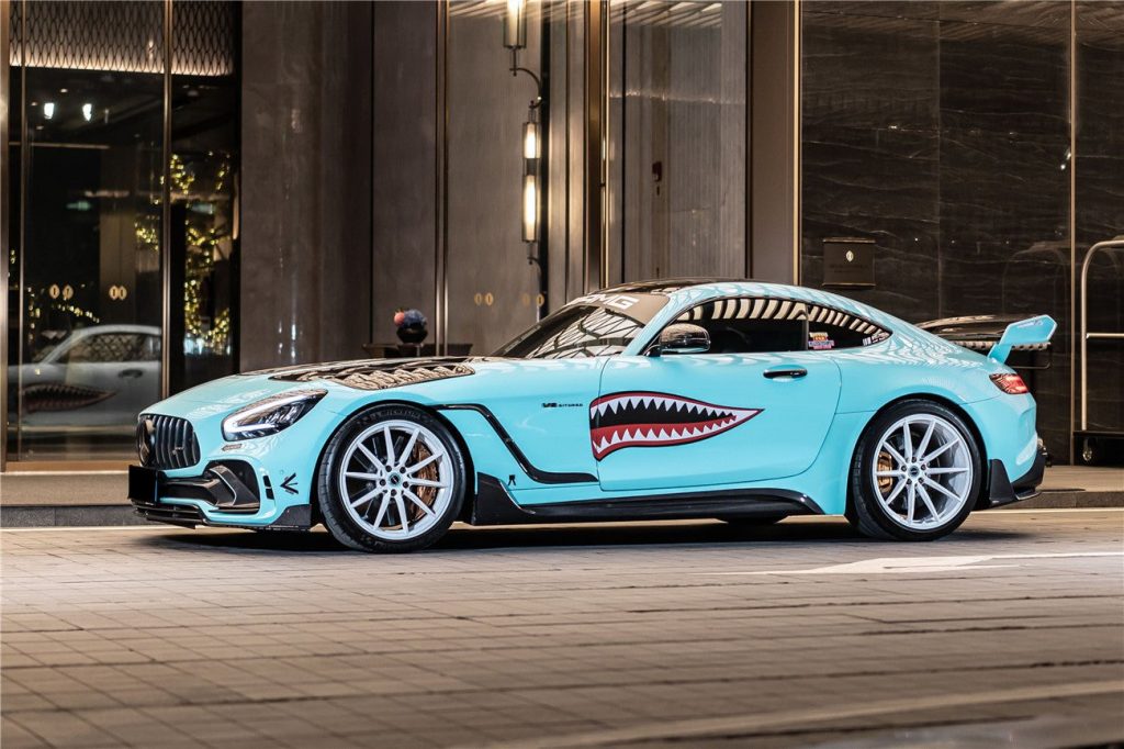 สเกิร์ตข้าง Carbon Fiber MERCEDES BENZ AMG GT C190 2017-2020 ทรง DarwinPRO (iMP)