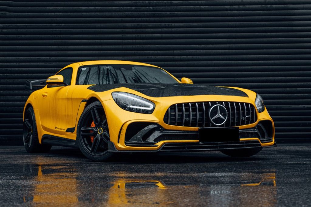 กันชนหน้า Carbon Fiber MERCEDES BENZ AMG GT C190 2015-2016 ทรง DarwinPRO 2015-2021