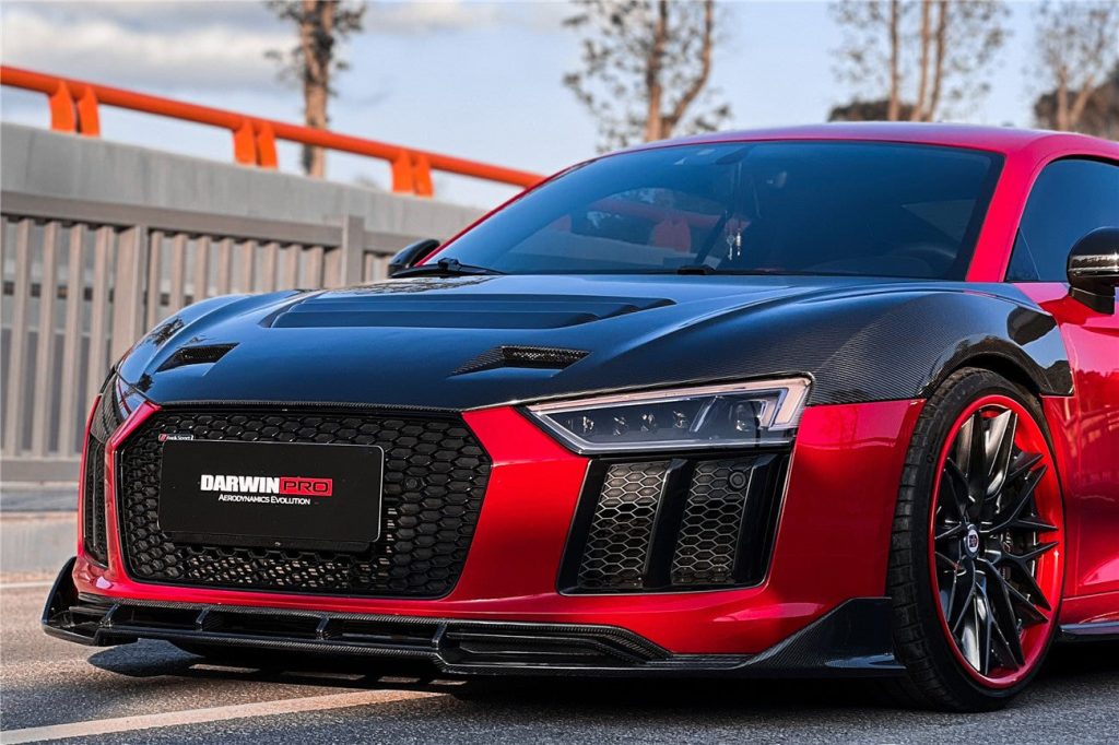 ลิ้นหน้า Carbon Fiber AUDI R8 GEN2 Coupe