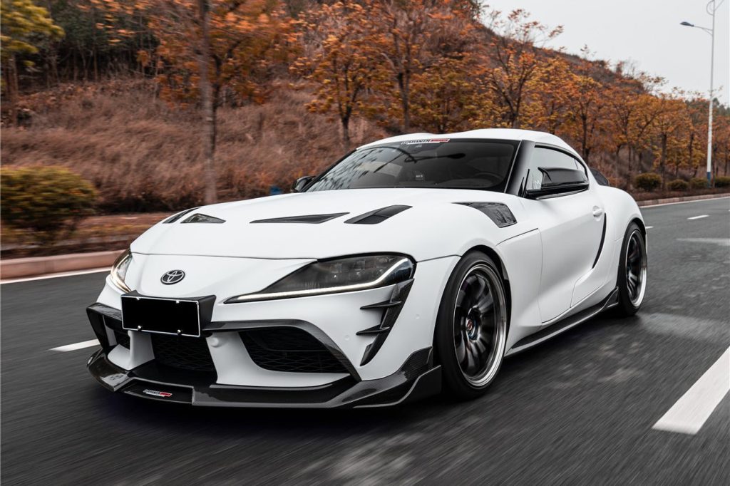 กันชนหน้า Carbon Fiber TOYOTA SUPRA A90-A91 (A91 BKSS)