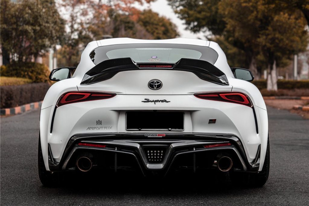 ดิฟฟิวเซอร์ท้าย Carbon Fiber TOYOTA SUPRA A90-A91 (A91 BKSS)