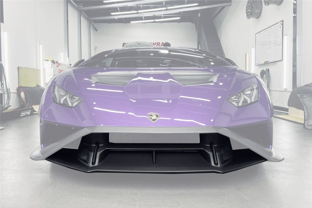 ลิ้นหน้า Dry Carbon LAMBORGHINI Huracan STO 2021-UP