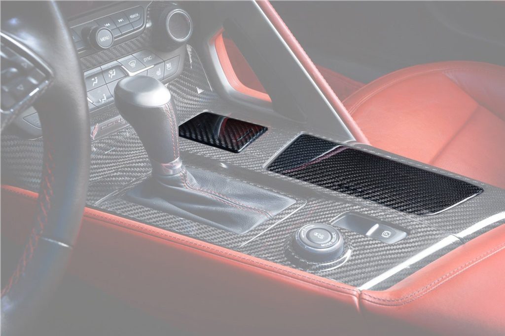 ชิ้นส่วนตกแต่งภายใน Dry Carbon Chevrolet Corvette C7 Stingray 2013-2019 #2