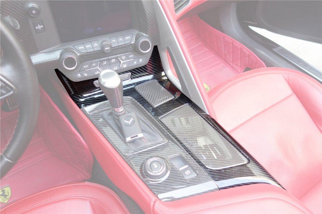 ชิ้นส่วนตกแต่งภายใน Dry Carbon Chevrolet Corvette C7 Stingray 2013-2019 #3