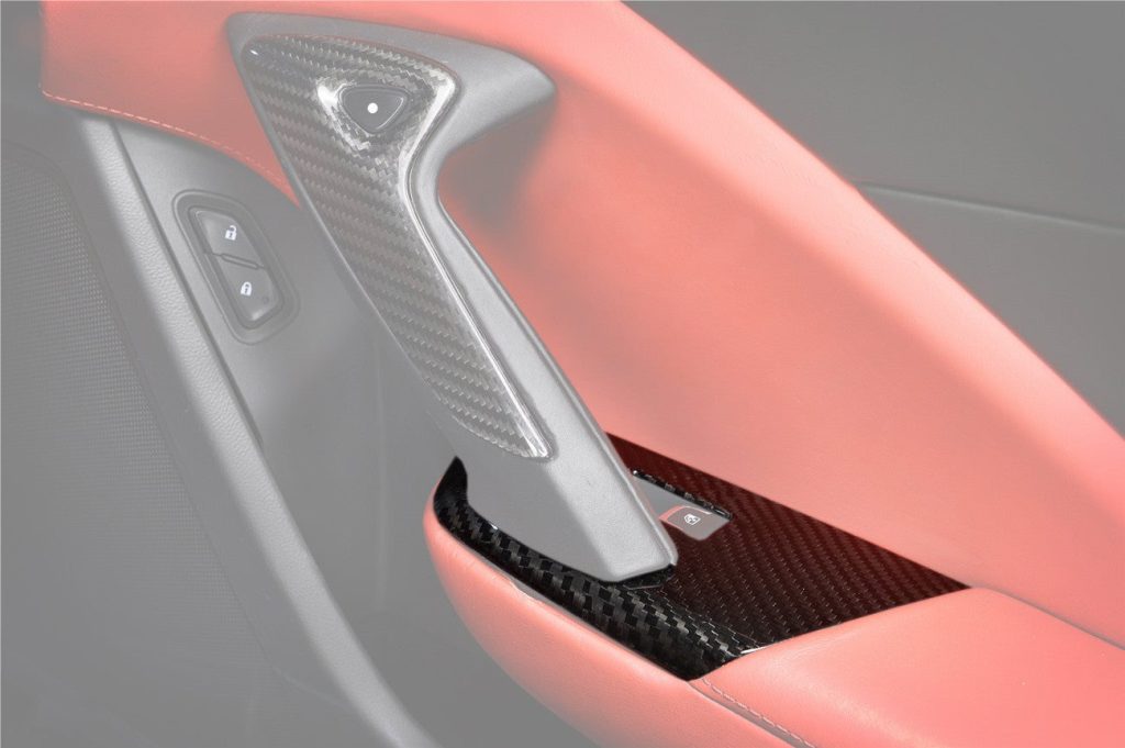 ชิ้นส่วนตกแต่งภายใน Dry Carbon Chevrolet Corvette C7 Stingray 2013-2019 #4