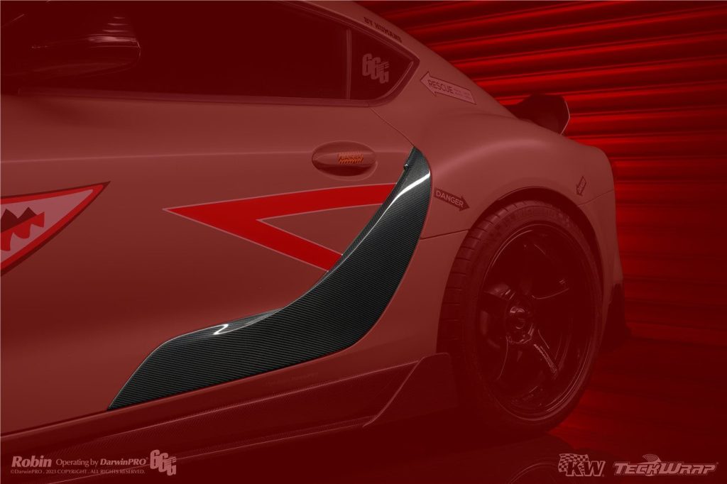 ชิ้นส่วนตกแต่ง Carbon Fiber TOYOTA SUPRA A90-A91 (A91 OEM)