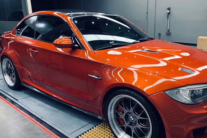 สเกิร์ตข้าง Carbon Fiber BMW 1 Series E82-E88 (Only RZ)