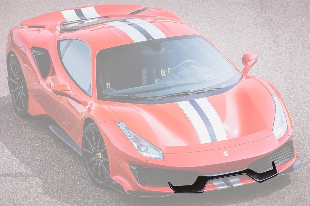 กันชนหน้า Carbon Fiber Ferrari 488 Pista