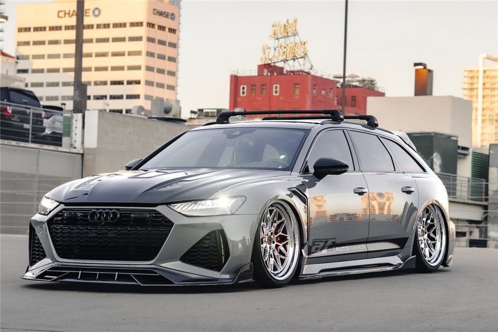 ลิ้นหน้า Carbon Fiber AUDI A7 C8 ทรง DarwinPRO (iMP)