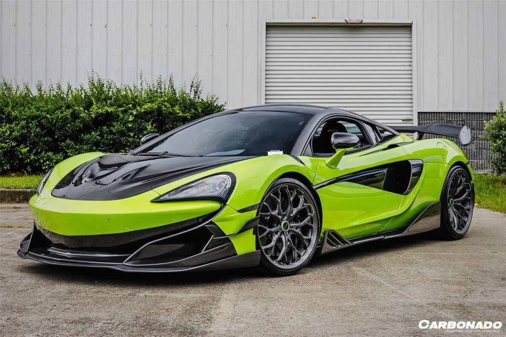 ลิ้นหน้า Carbon Fiber McLaren 570S ทรง DarwinPRO (BKSS)