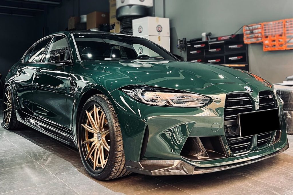 สเกิร์ตข้าง Carbon Fiber BMW 3 Series G80 M3 (G80 MP)