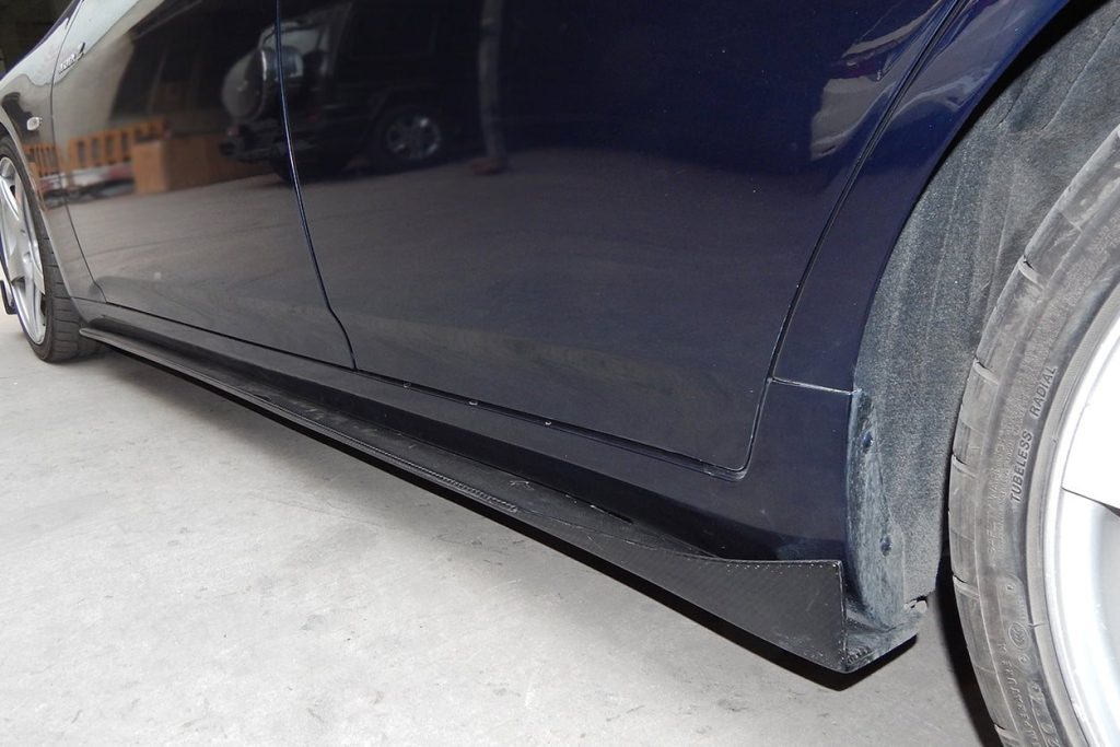 สเกิร์ตข้าง Carbon Fiber Infiniti Q50 G35-G37 ทรง DarwinPRO 2007-2015