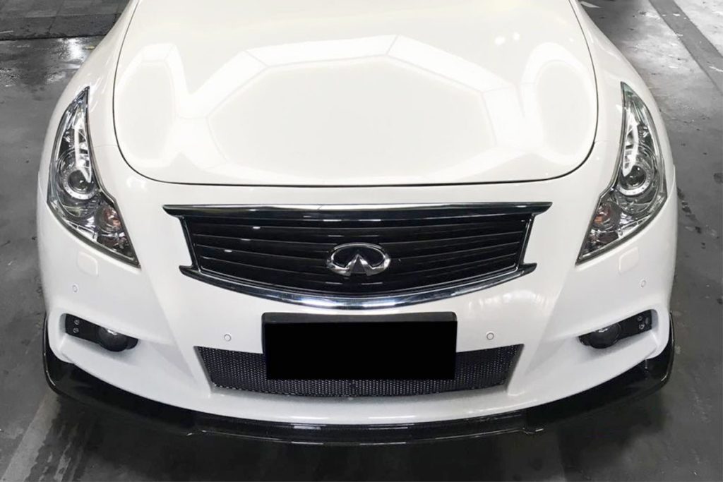 ลิ้นหน้า Carbon Fiber Infiniti Q50 G35-G37 ทรง DarwinPRO 2009-2015