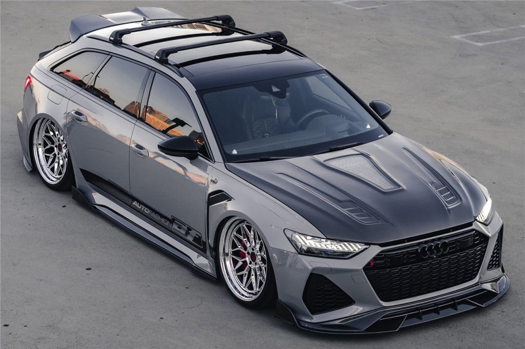 ฝากระโปรงหน้า Carbon Fiber AUDI A6 C8 RS6 ทรง DarwinPRO