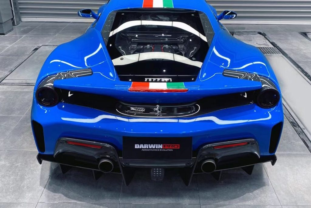 กันชนหลัง Carbon Fiber Ferrari 488 Pista 2018-2020