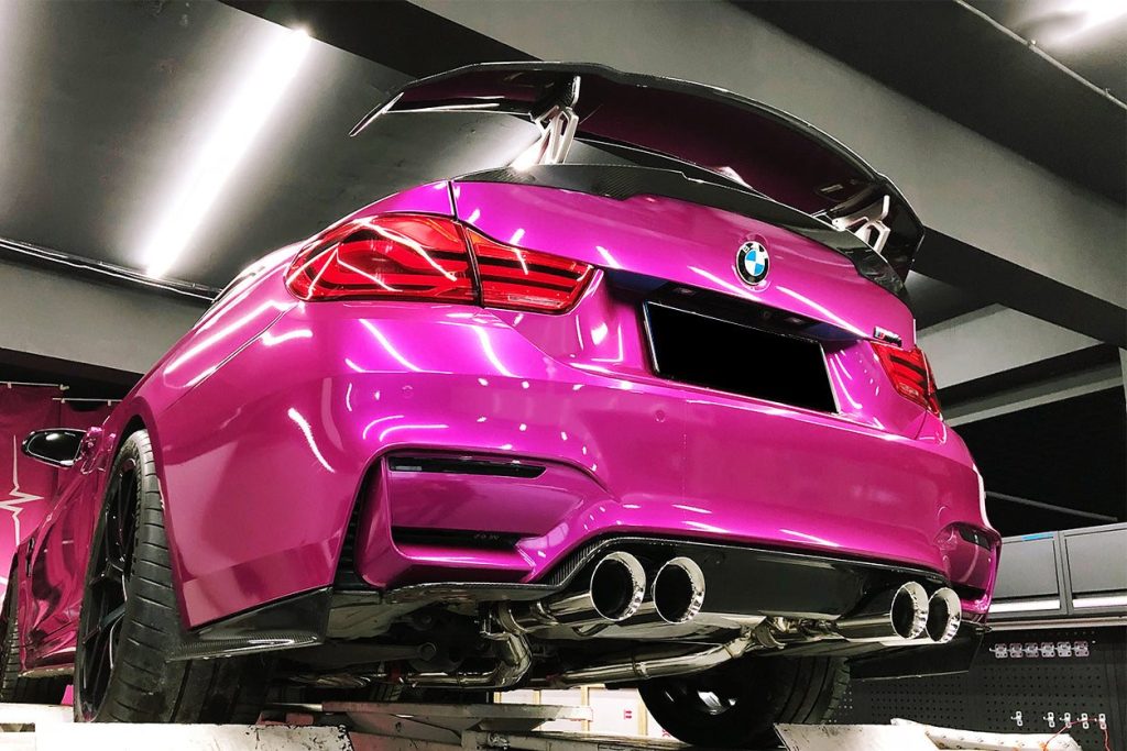 ลิ้นหน้า Carbon Fiber BMW 3 Series F80 M3 (F82 SM) 2014-2020