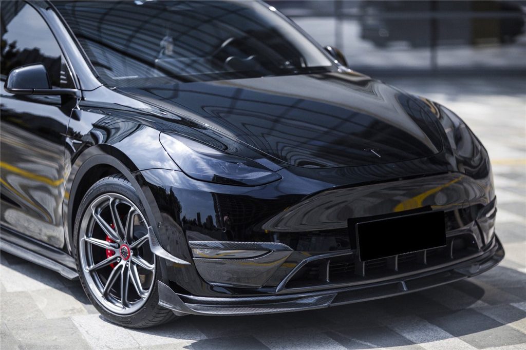 ชิ้นส่วนตกแต่ง Carbon Fiber Tesla Model Y