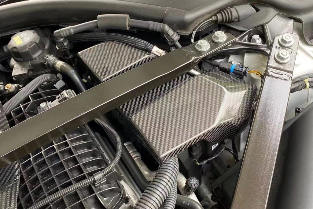 ชิ้นส่วนตกแต่ง Dry Carbon BMW 3 Series G80 M3 ทรง DarwinPRO