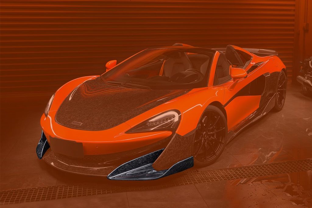 ลิ้นหน้า Carbon Fiber McLaren 600LT