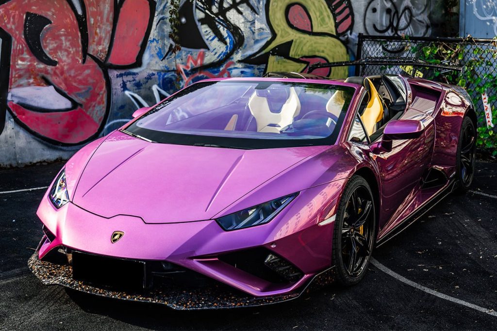 ลิ้นหน้า Carbon Fiber LAMBORGHINI Huracan EVO (RWD OD)
