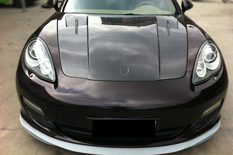 ฝากระโปรงหน้า PORSCHE Panamera 970.1 ทรง Carbonado