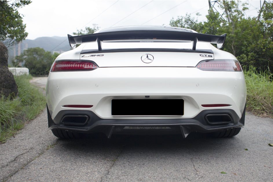 ดิฟฟิวเซอร์ท้าย Carbon Fiber MERCEDES BENZ AMG GT C190 2015-2016 2015-2017
