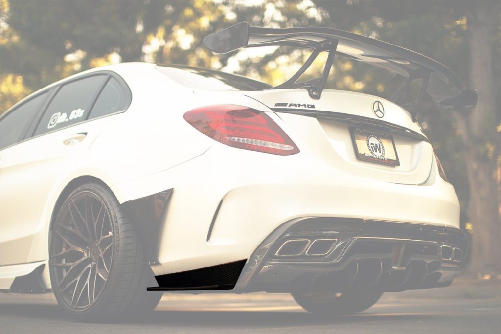 ชิ้นส่วนตกแต่ง Carbon Fiber MERCEDES BENZ C-Class W205