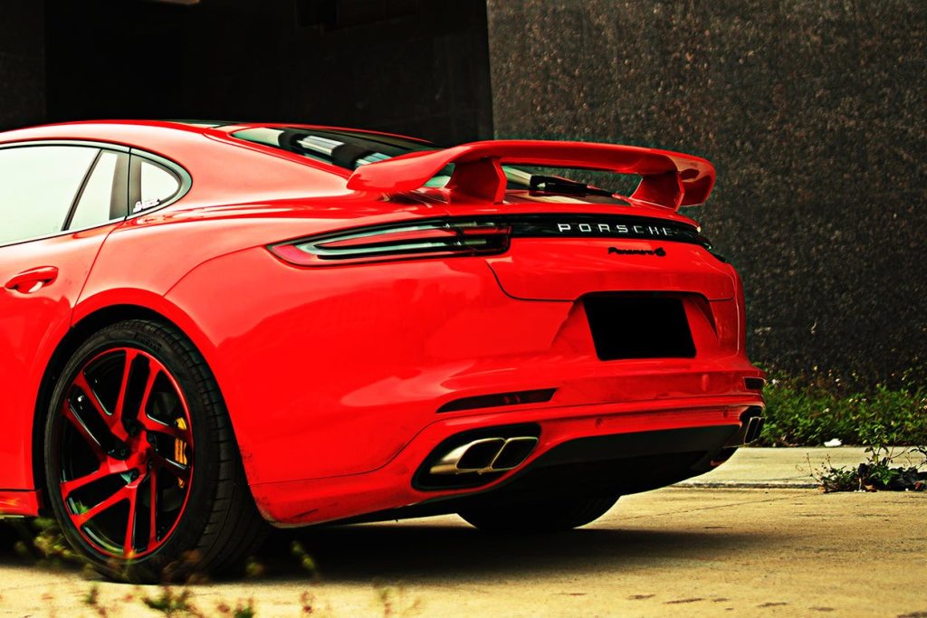สปอยเลอร์ท้าย Carbon Fiber PORSCHE Panamera 971 (TA)