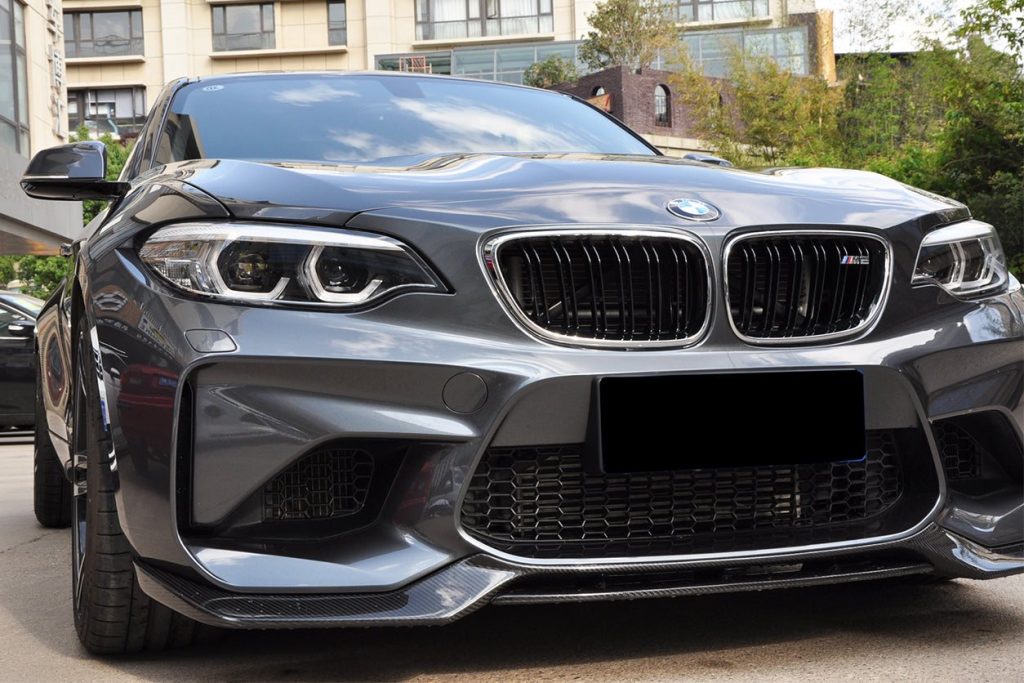 ลิ้นหน้า Carbon Fiber BMW 2 Series F87 M2 (F87 VRS) 2016-2020 #2