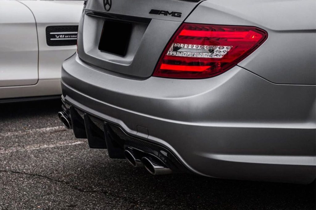 ลิ้นหน้า Carbon Fiber MERCEDES BENZ C-Class C204 Coupe (AMG RZ) 2012-2014