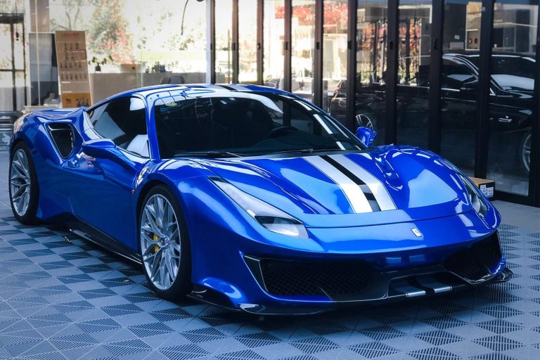 กันชนหน้า Carbon Fiber Ferrari 488 GTB ทรง DarwinPRO 2015-2020 #2