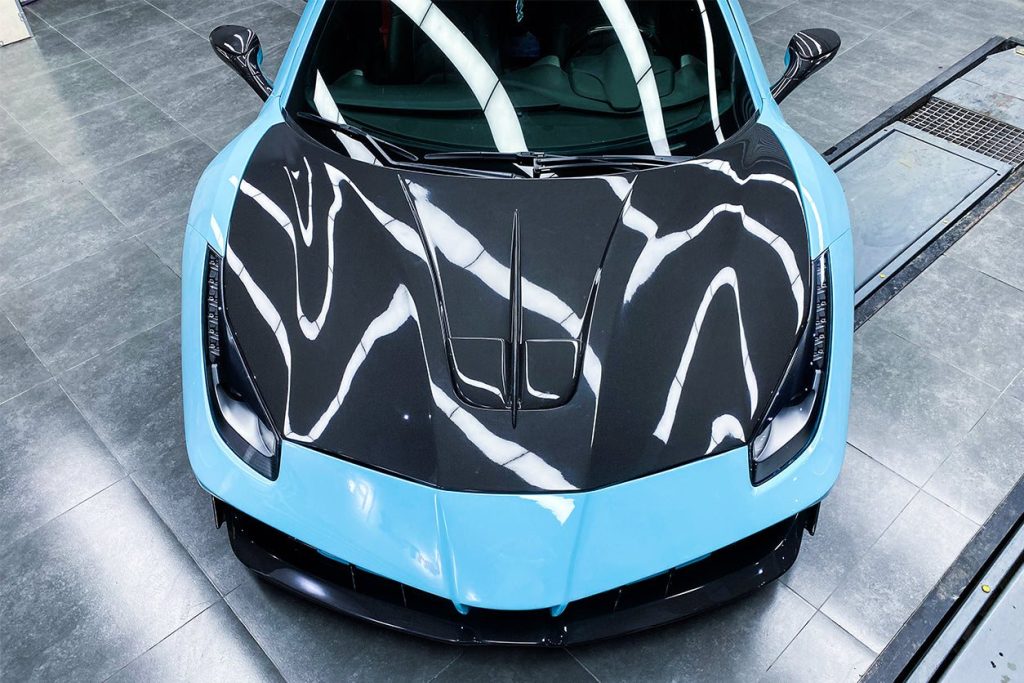 ฝากระโปรงหน้า Ferrari 488 GTB (Spider MA)