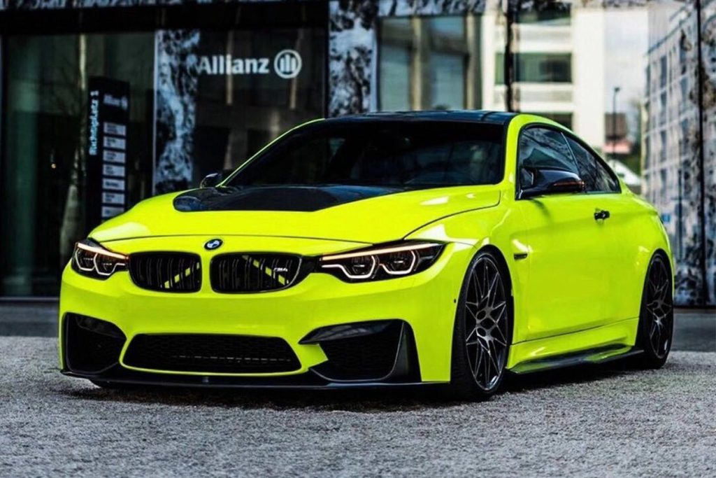 สเกิร์ตข้าง Carbon Fiber BMW 4 Series F82 M4 (F82 SM)