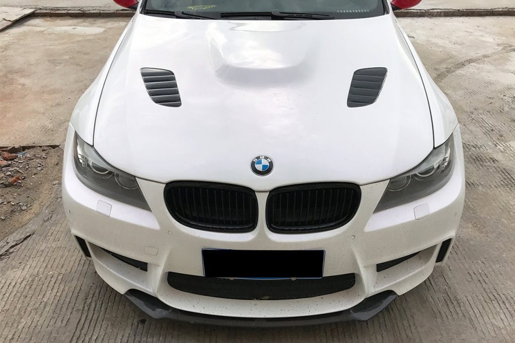 ฝากระโปรงหน้า Carbon Fiber BMW 3 Series E90 (LCI VRS)